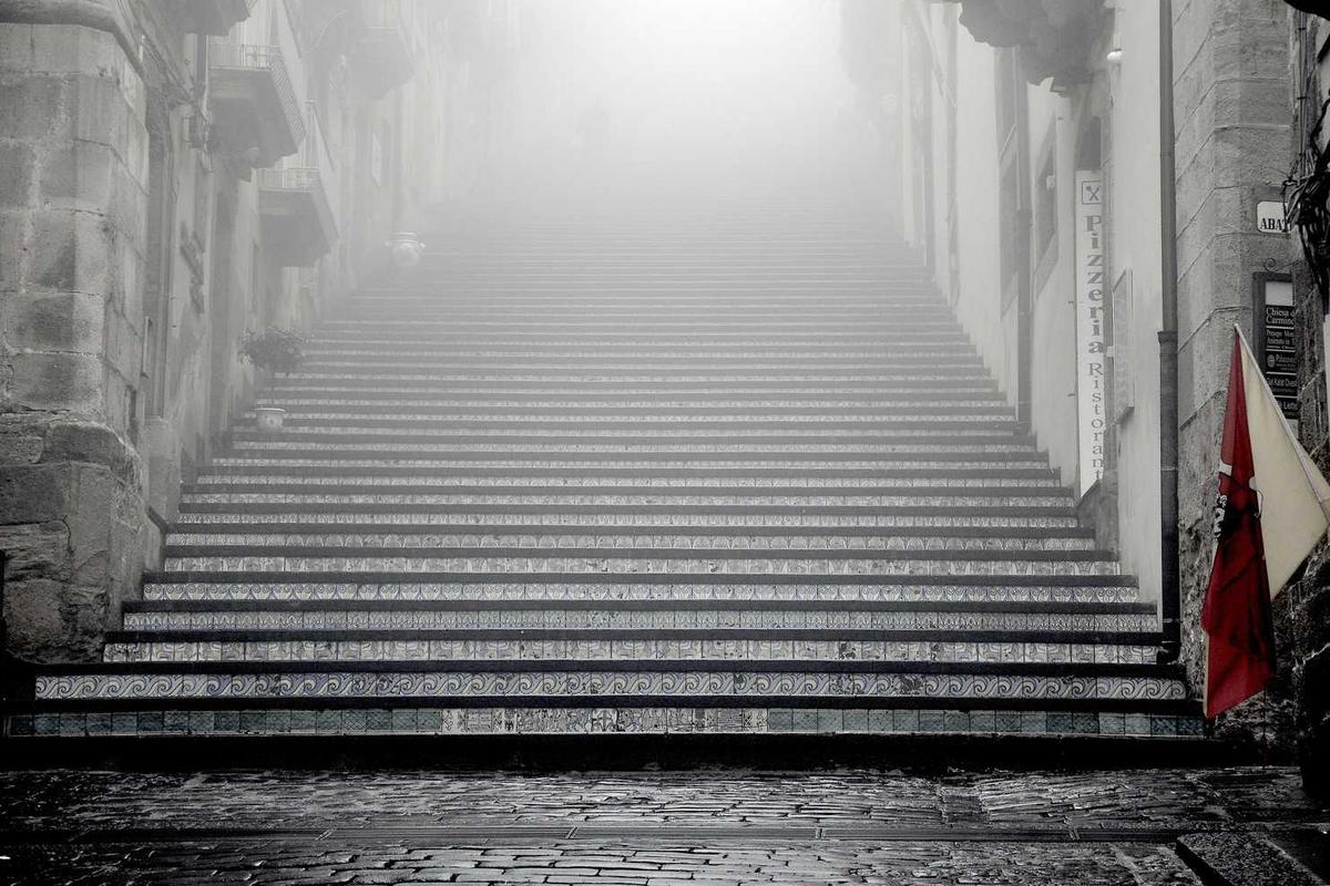 壮丽的雪山景色